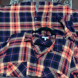 Maurice’s size 1 plaid tunic